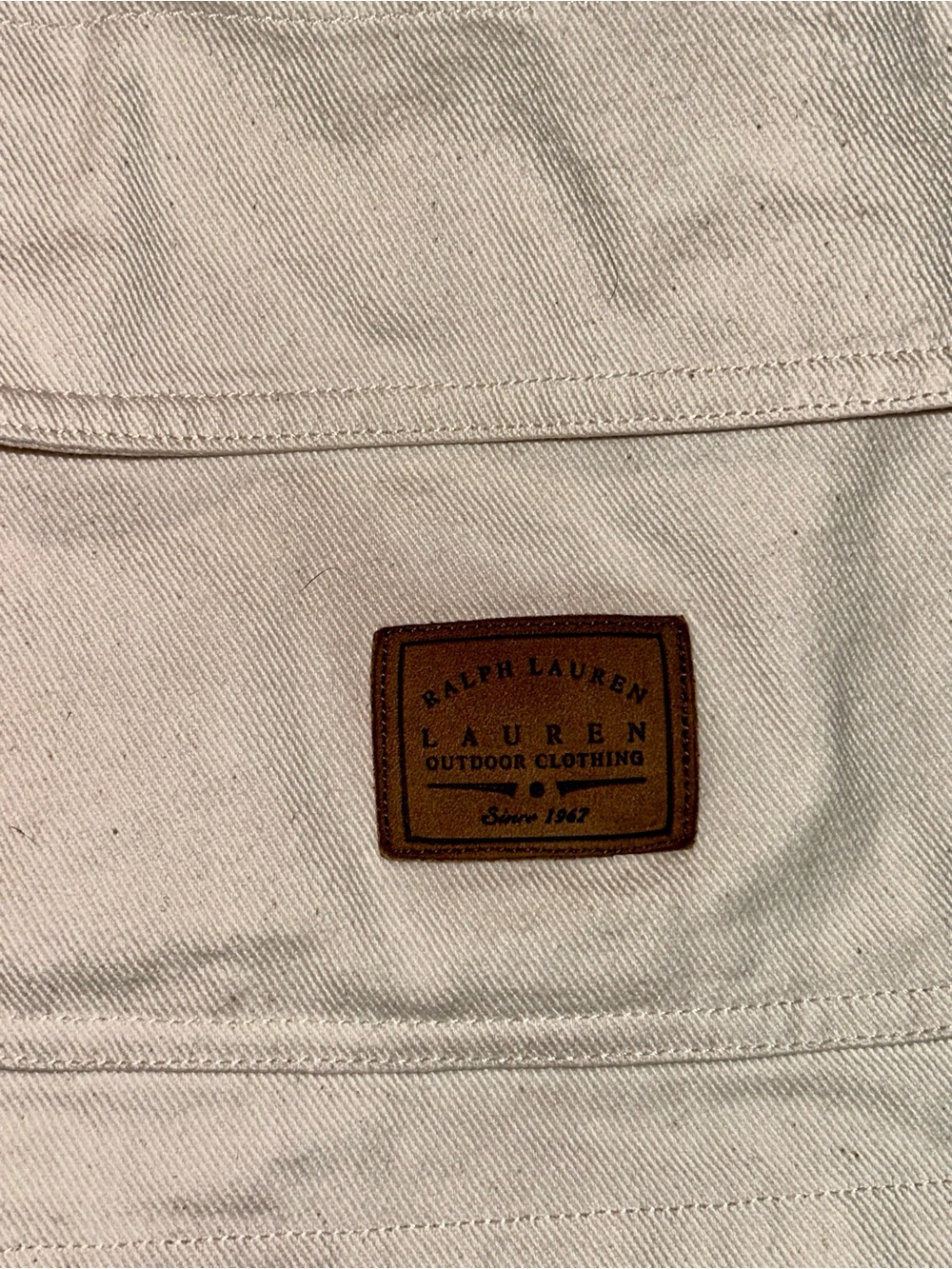 Ralph Lauren Lauren Outdoor Clothing Chore Jacket Cream Size L - Picture 4 of 6